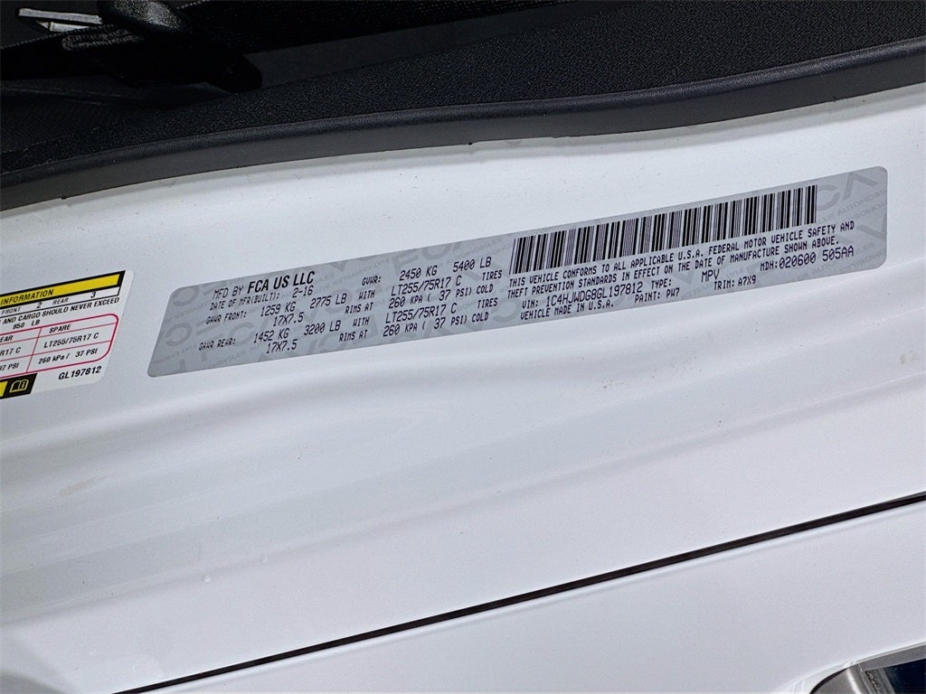 2016 Jeep Wrangler Unlimited Unlimited Willys