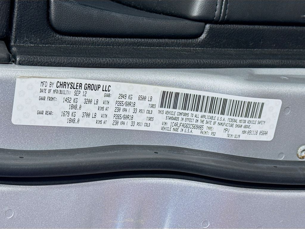 2013 Jeep Grand Cherokee Laredo