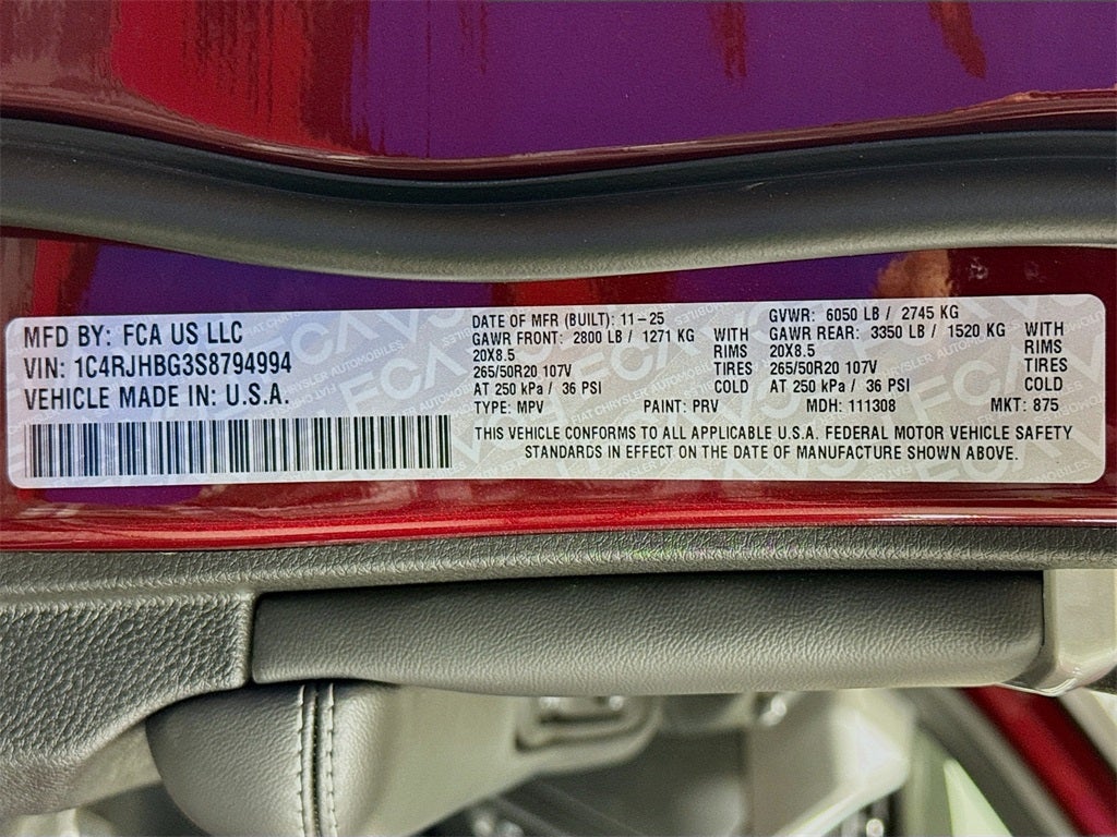 2025 Jeep Grand Cherokee Limited