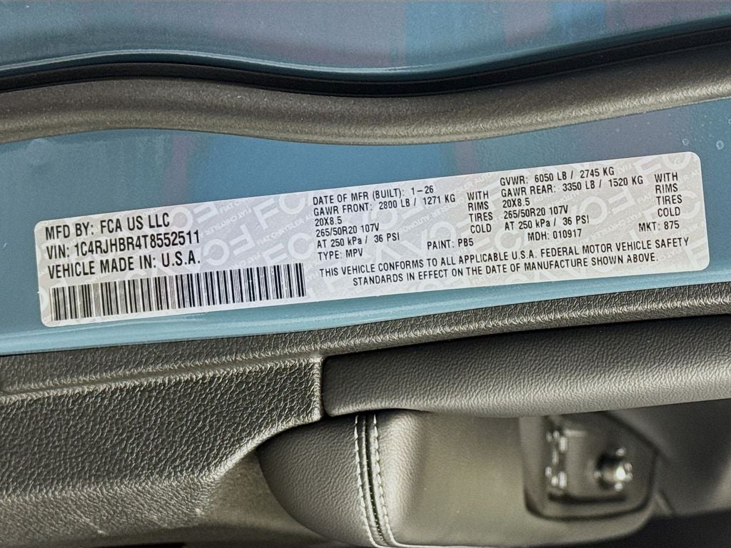 2026 Jeep Grand Cherokee Limited