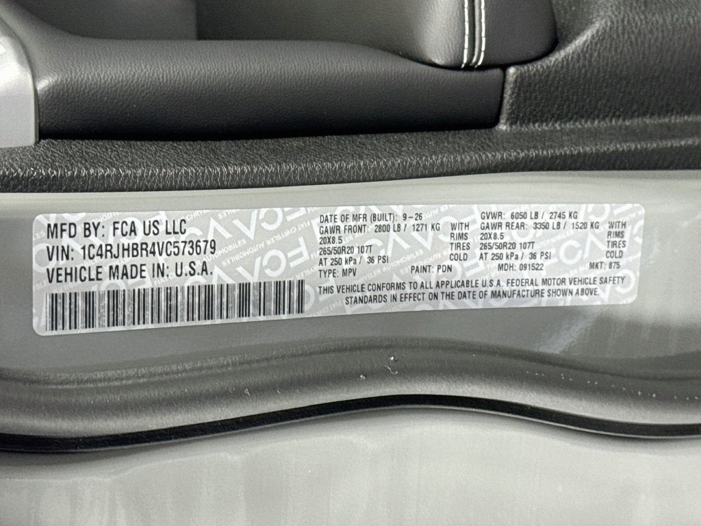 2027 Jeep Grand Cherokee Limited