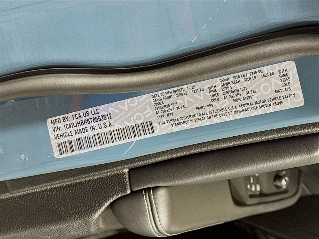 2026 Jeep Grand Cherokee Limited