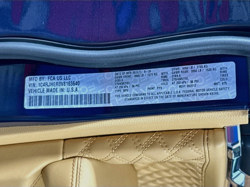 2027 Jeep Grand Cherokee Summit