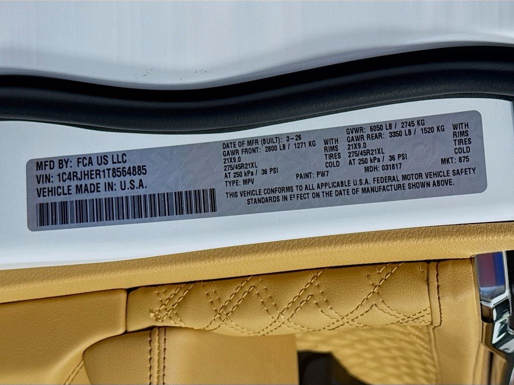 2026 Jeep Grand Cherokee Summit