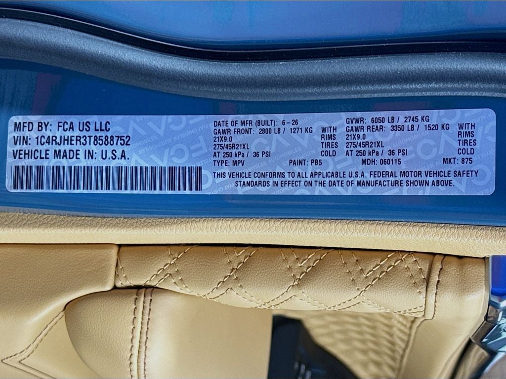 2026 Jeep Grand Cherokee Summit