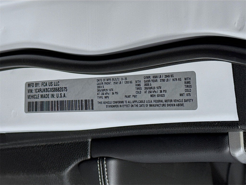 2025 Jeep Grand Cherokee L Limited