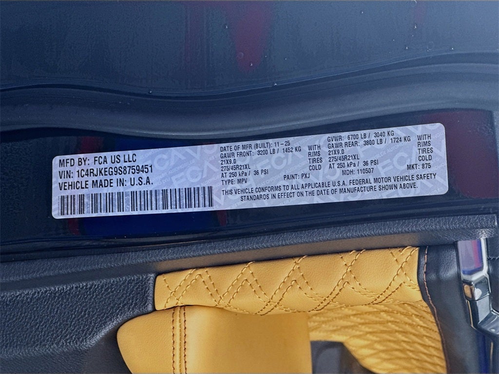 2025 Jeep Grand Cherokee L Summit