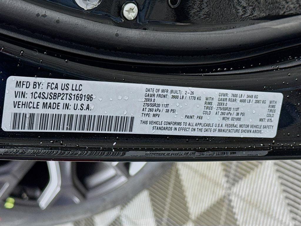 2026 Jeep Grand Wagoneer Limited Altitude