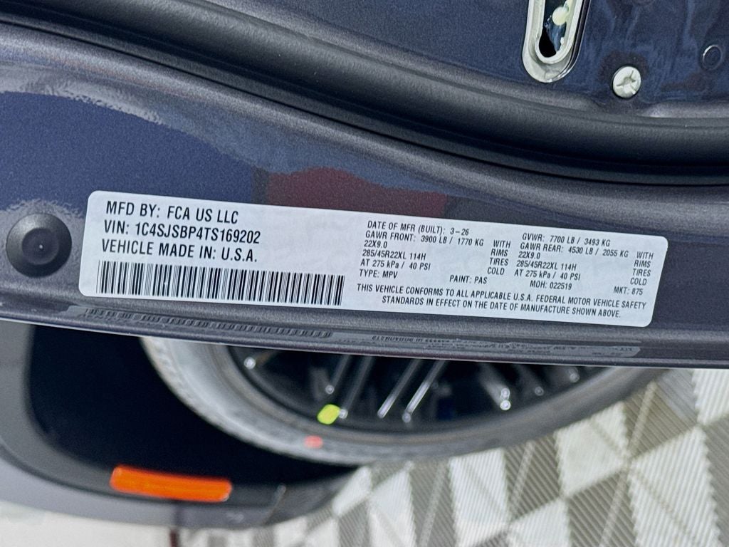 2026 Jeep Grand Wagoneer Limited Reserve