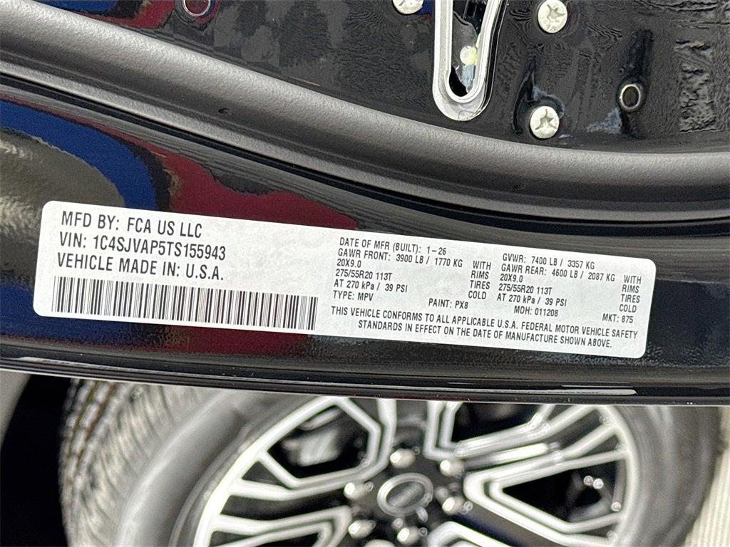 2026 Jeep Grand Wagoneer 4x4