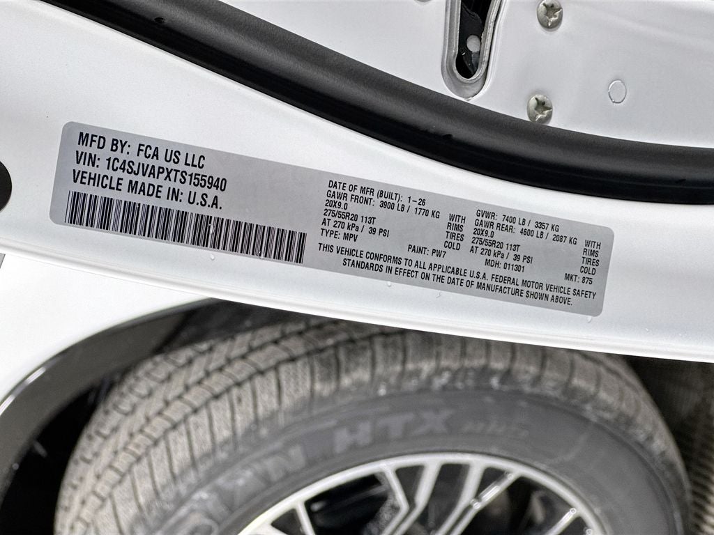 2026 Jeep Grand Wagoneer 4x4