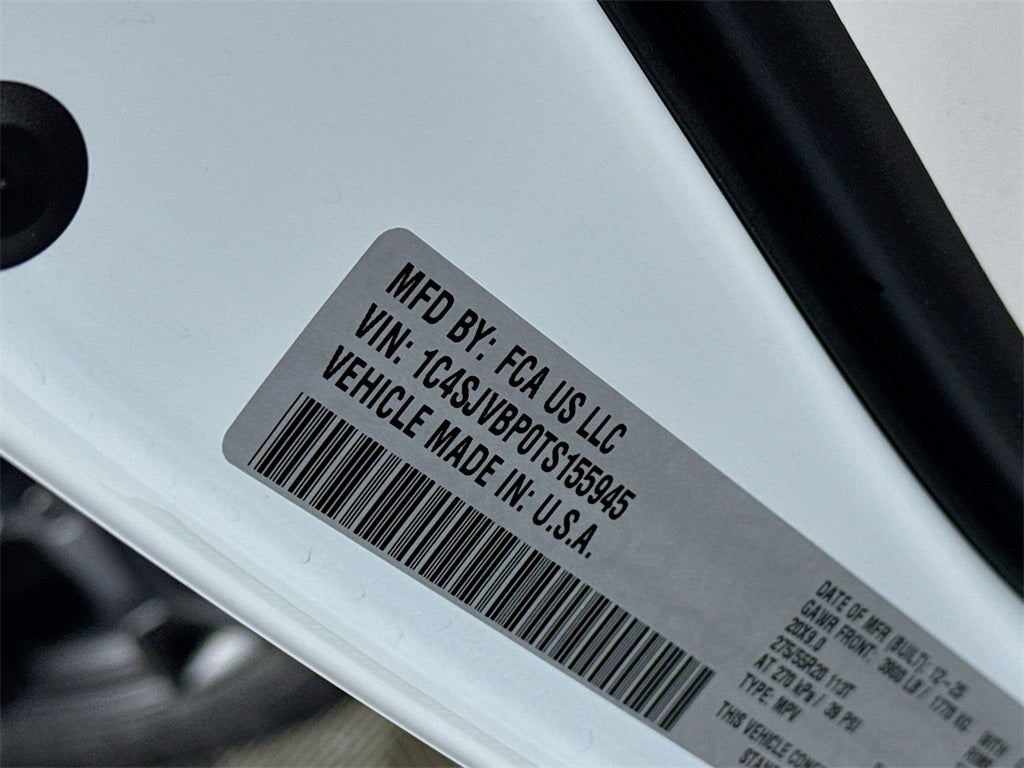 2026 Jeep Grand Wagoneer Limited Altitude