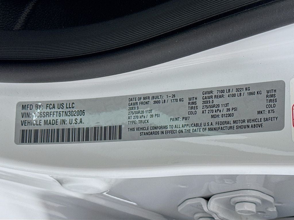 2026 RAM 1500 Big Horn/Lone Star