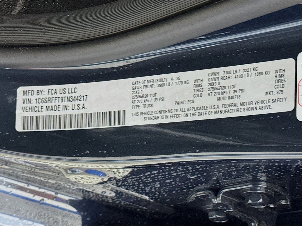 2026 RAM 1500 Big Horn/Lone Star