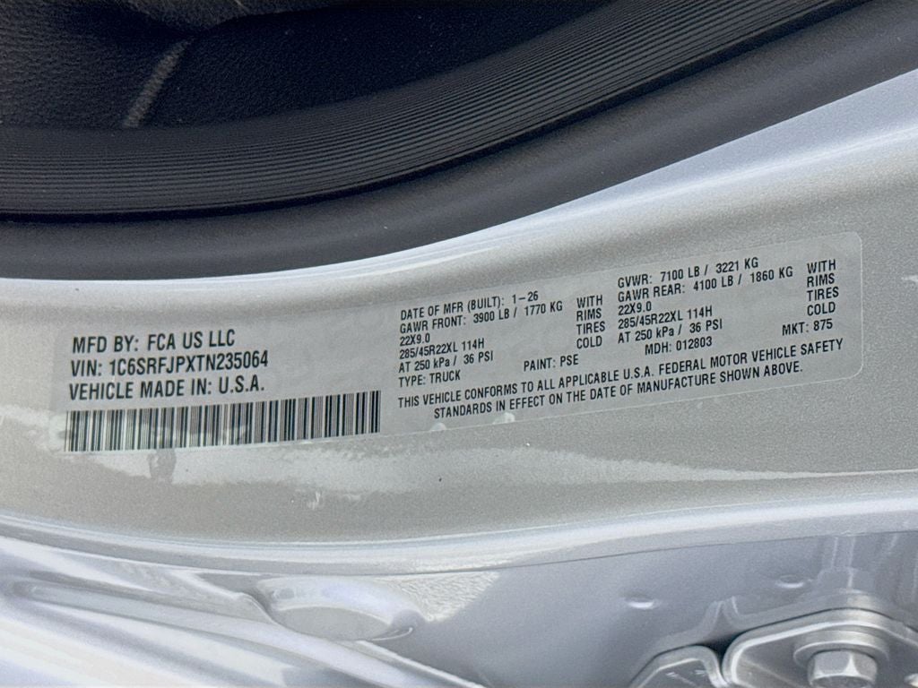 2026 RAM Ram 1500 Laramie