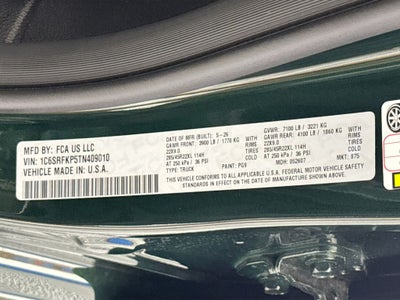 2026 RAM Ram 1500 Tungsten
