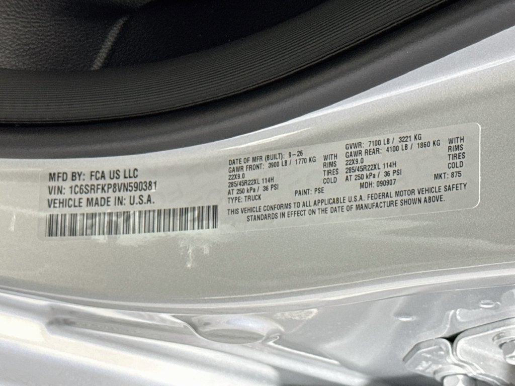 2027 RAM Ram 1500 Tungsten