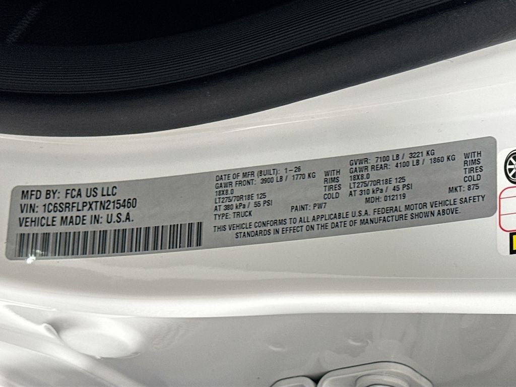 2026 RAM Ram 1500 Rebel