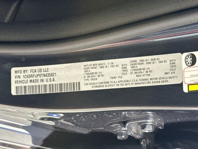 2026 RAM Ram 1500 RHO