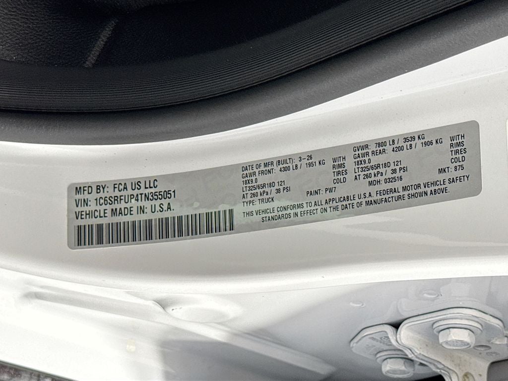 2026 RAM Ram 1500 RHO