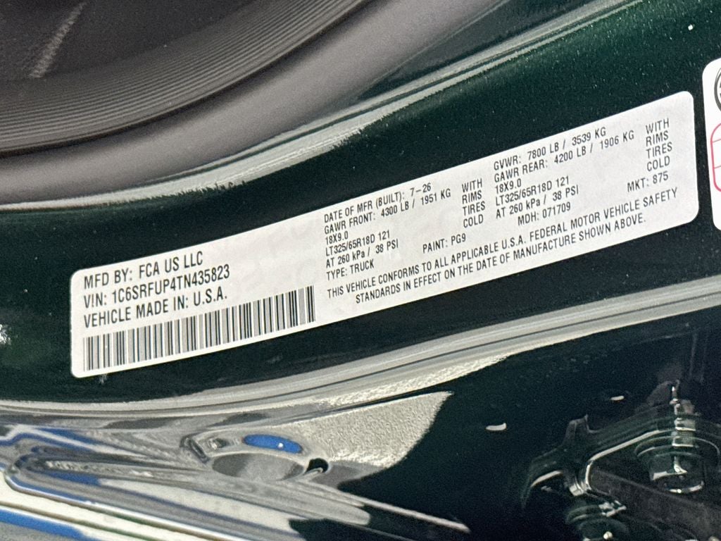 2026 RAM Ram 1500 RHO
