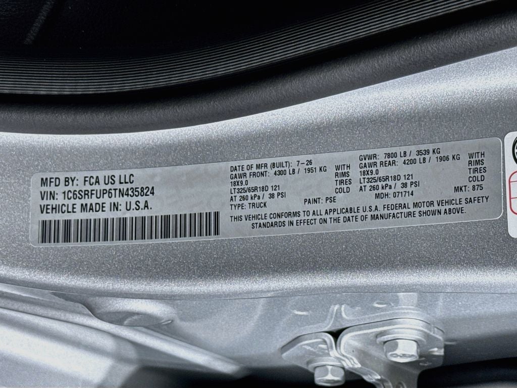 2026 RAM Ram 1500 RHO
