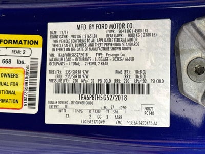 2016 Ford Mustang EcoBoost Premium Premium