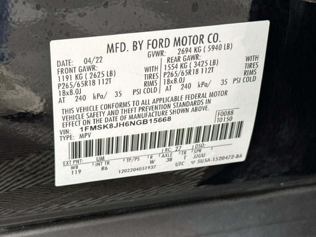 2022 Ford Explorer Timberline