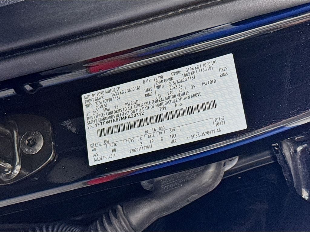 2021 Ford F-150 Lariat 4X4