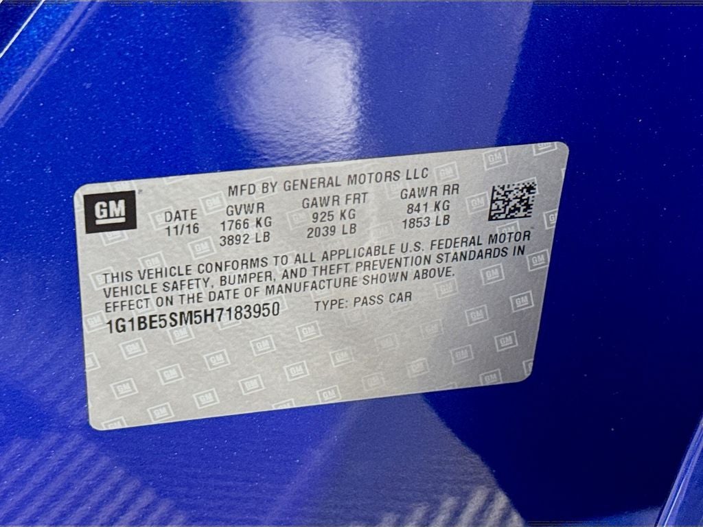 2017 Chevrolet Cruze LT