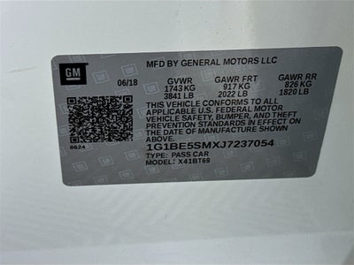 2018 Chevrolet Cruze LT