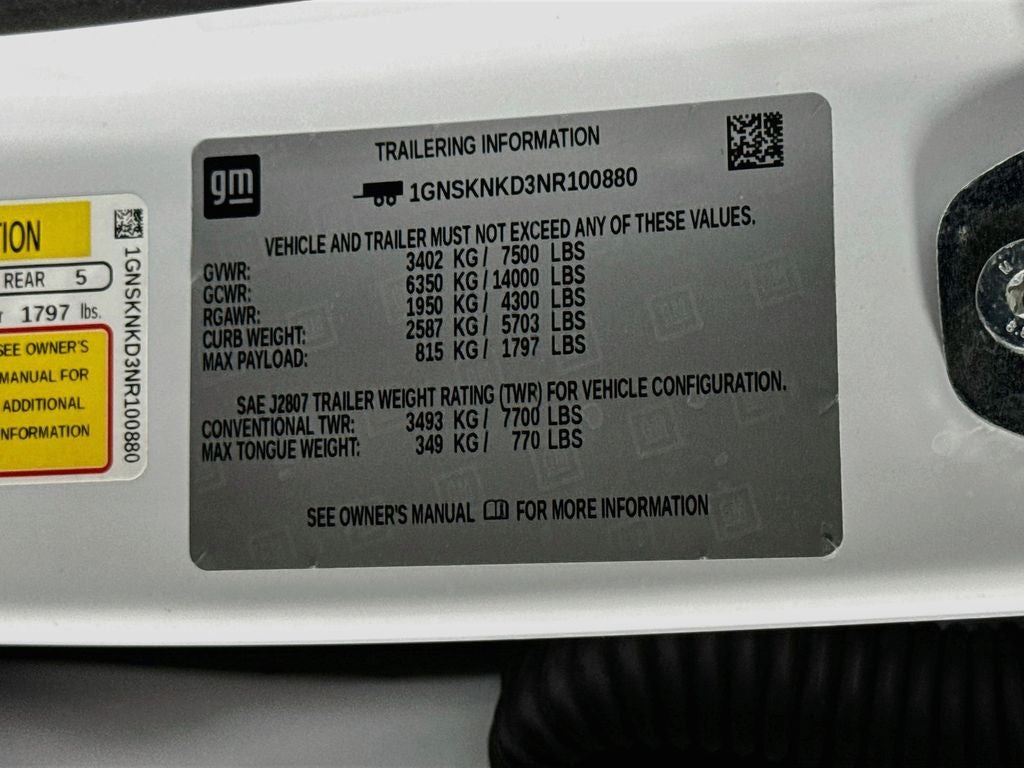 2022 Chevrolet Tahoe LT Luxury Package