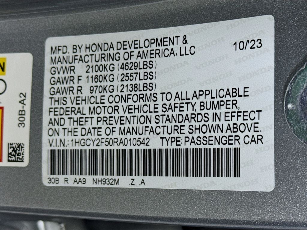2024 Honda Accord Hybrid Sport