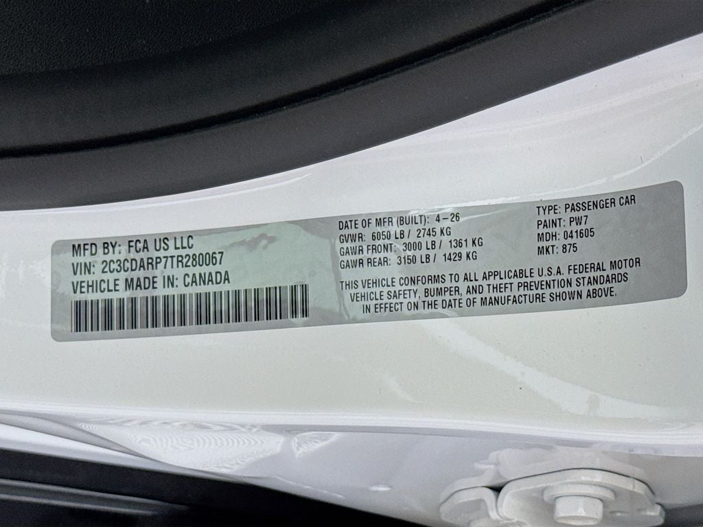 2026 Dodge Charger R/T Scat Pack