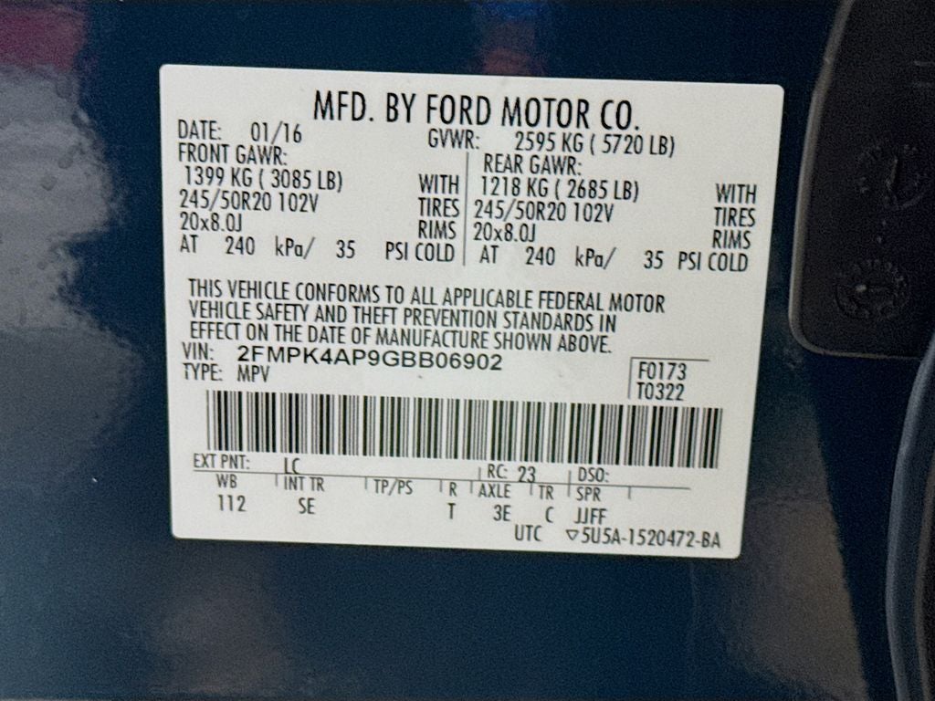 2016 Ford Edge Sport