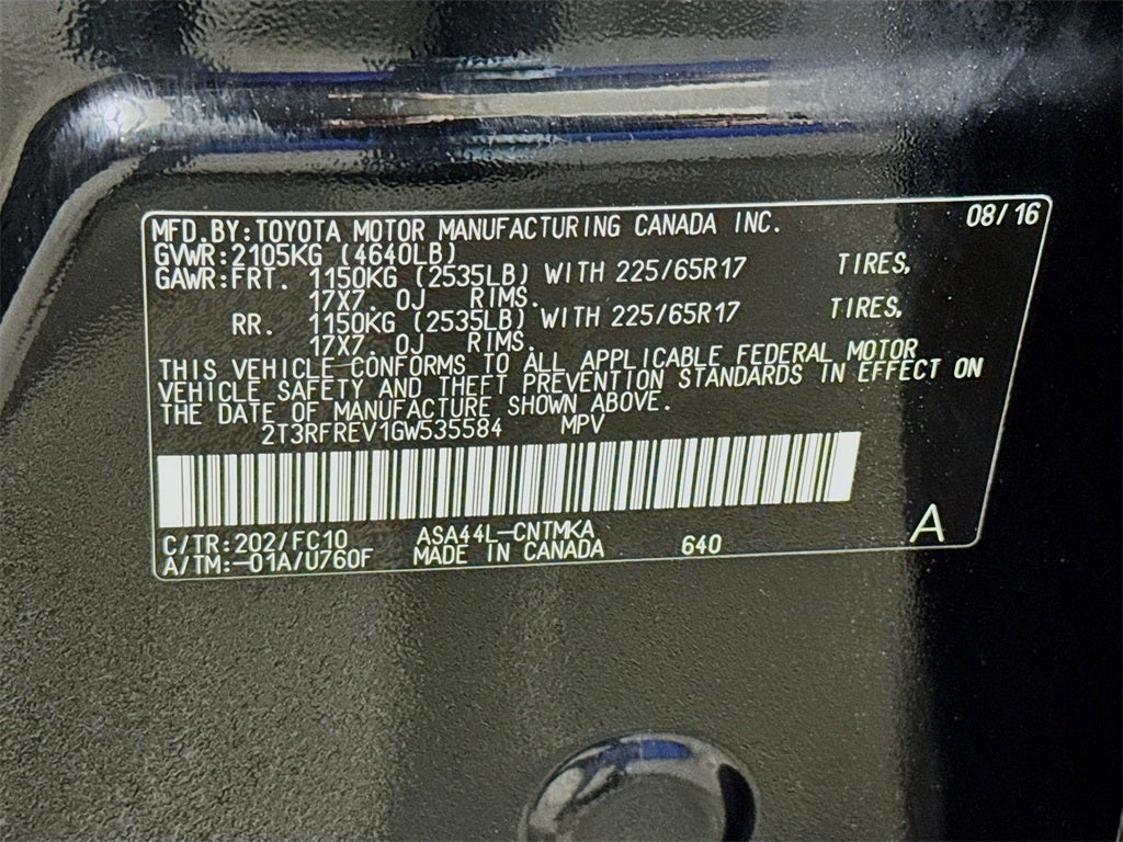 2016 Toyota RAV4 XLE