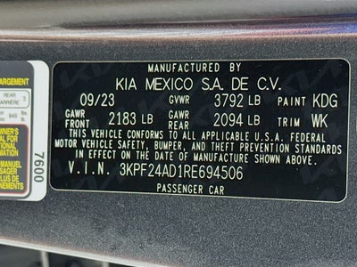 2024 Kia Forte LX