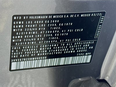 2022 Volkswagen Taos 1.5T SEL