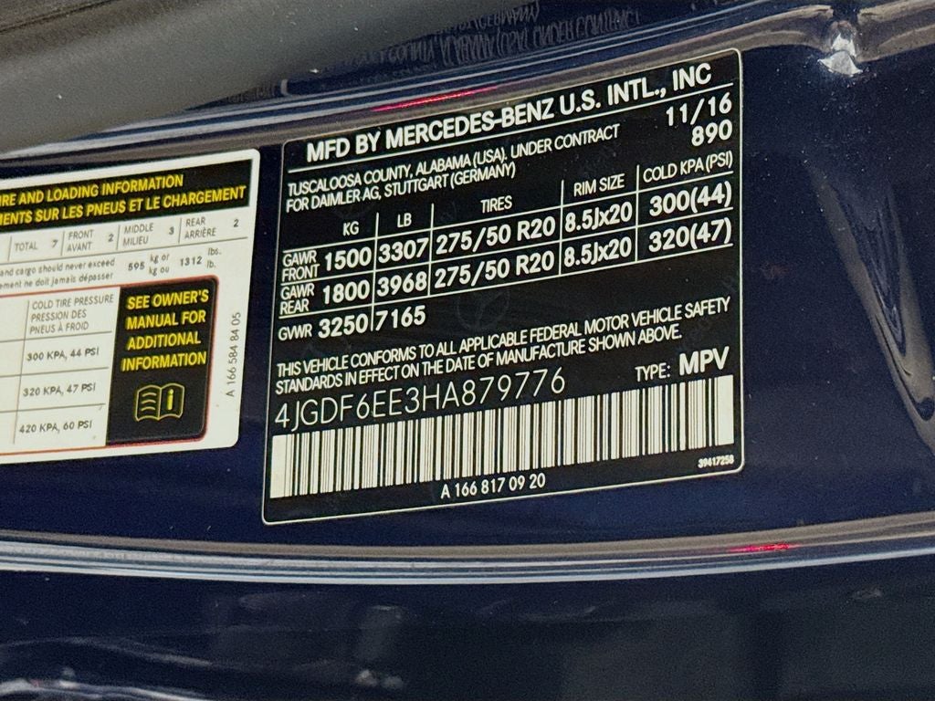 2017 Mercedes-Benz GLS GLS 450 4MATIC®