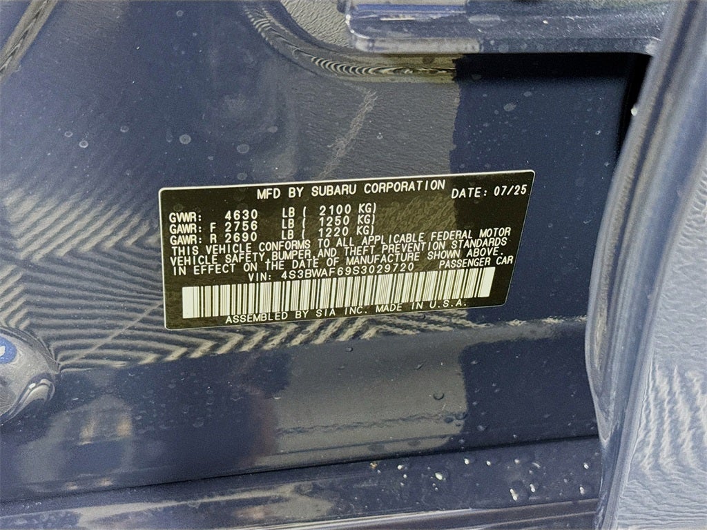 2025 Subaru Legacy Premium