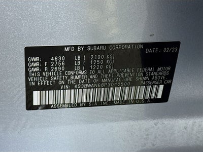 2023 Subaru Legacy Limited