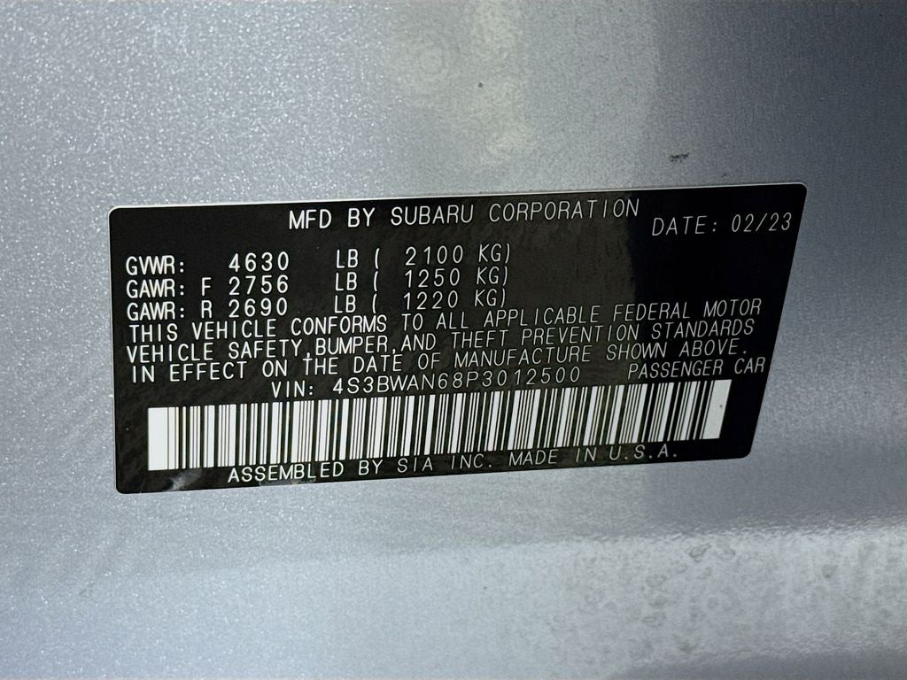 2023 Subaru Legacy Limited