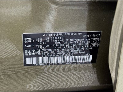 2025 Subaru Outback Premium