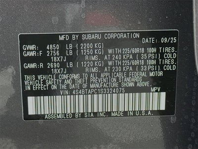 2025 Subaru Outback Touring