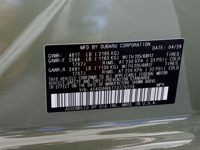 2026 Subaru Crosstrek Base