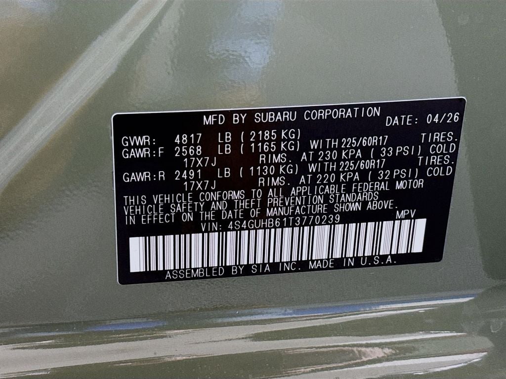 2026 Subaru Crosstrek Base
