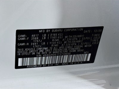 2026 Subaru Crosstrek Premium