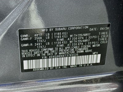 2026 Subaru Crosstrek Premium