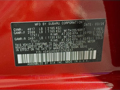 2026 Subaru Crosstrek Premium
