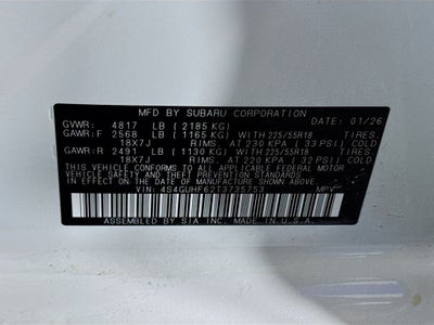 2026 Subaru Crosstrek Sport